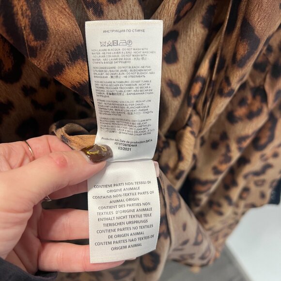 $1170 Etro Brown Leopard Camicia Santa Barbara Blouse Top size IT 42/6 - Picture 12 of 12